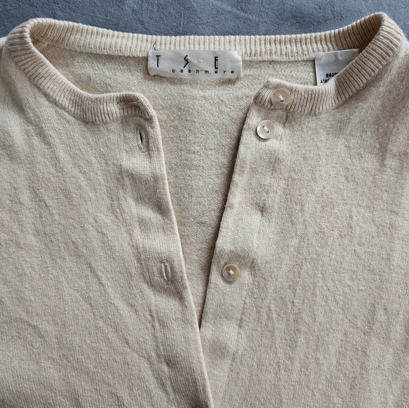 TSE Cashmere Silk Cardigan Button Up Sweater - Picture 5 of 8
